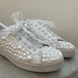 Custom adidas wedding sneakers